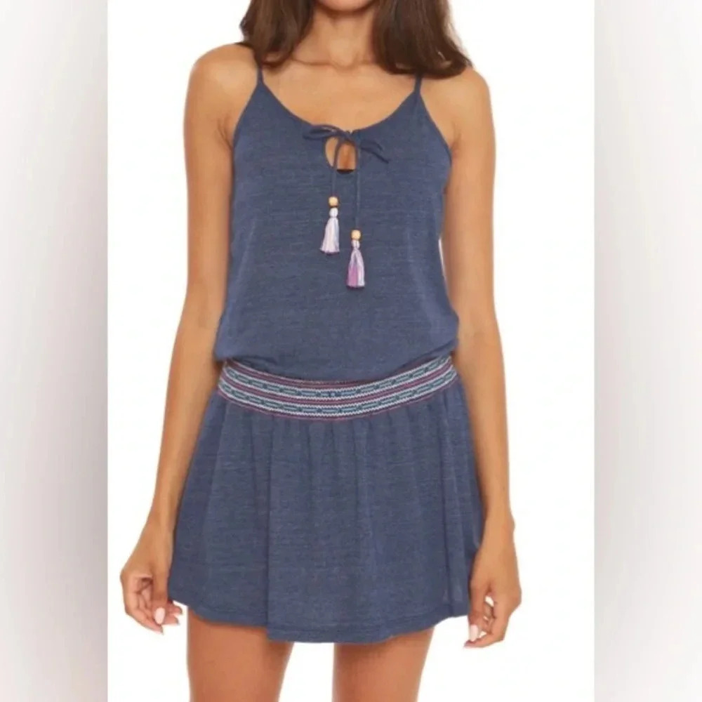 Soluna Swim Smocked Cover Up M